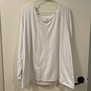 Motherhood Maternity long sleeve white top size 3X